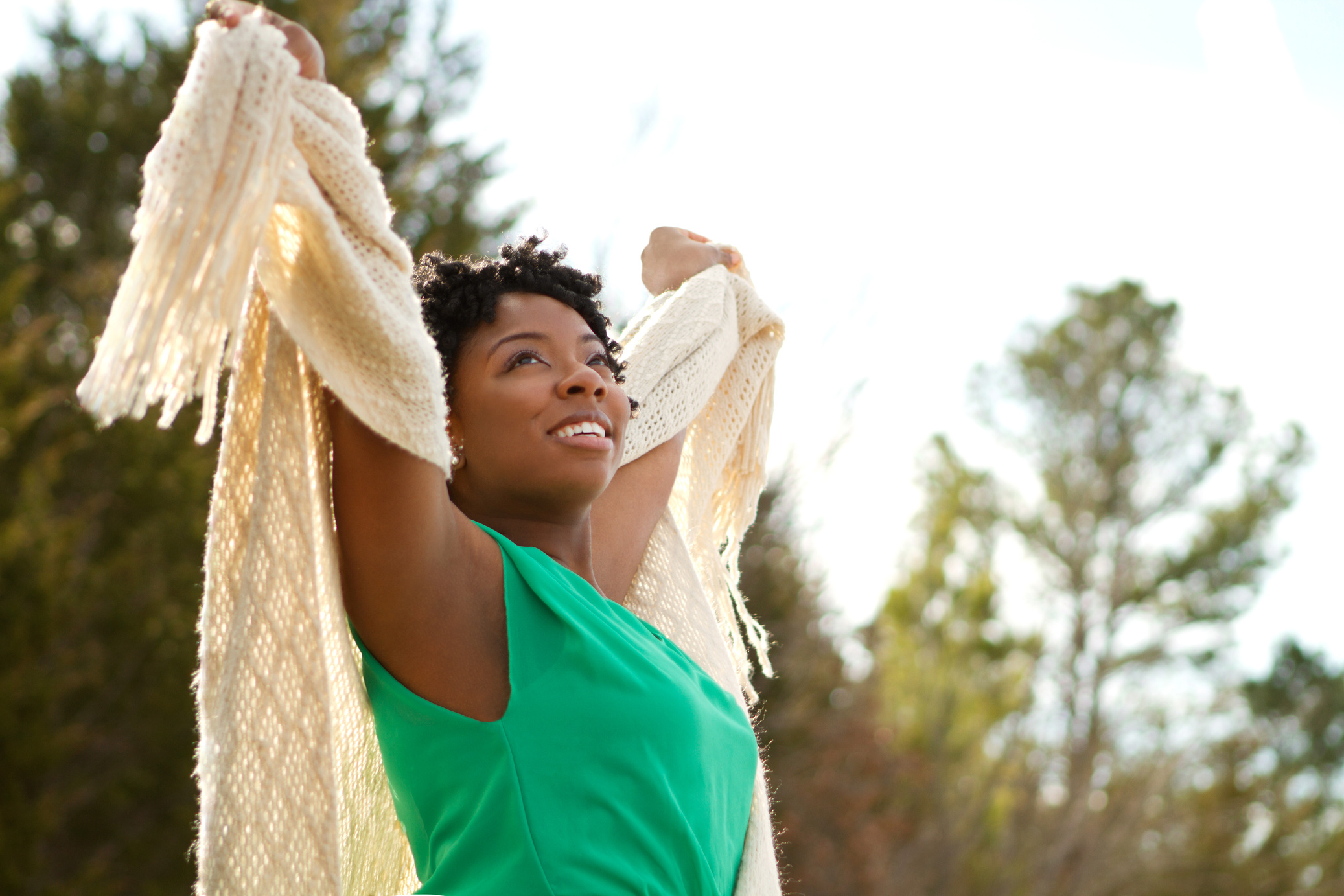 Woman with Open Arms